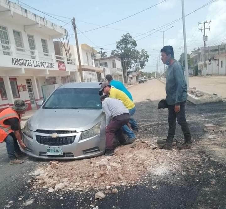 ¿Calles remodeladas de Chetumal están mal hechas? Se les invirtió más de 40 mdp
