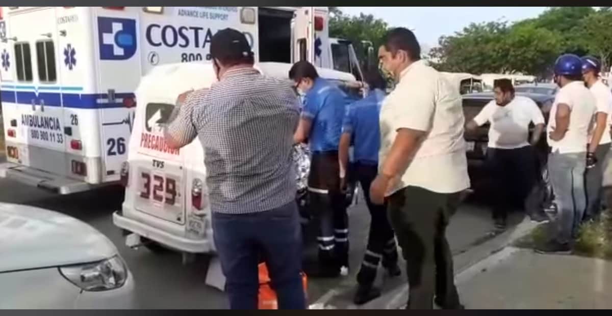 VIDEO: Mujer da a luz a bordo de un mototaxi en Playa del Carmen