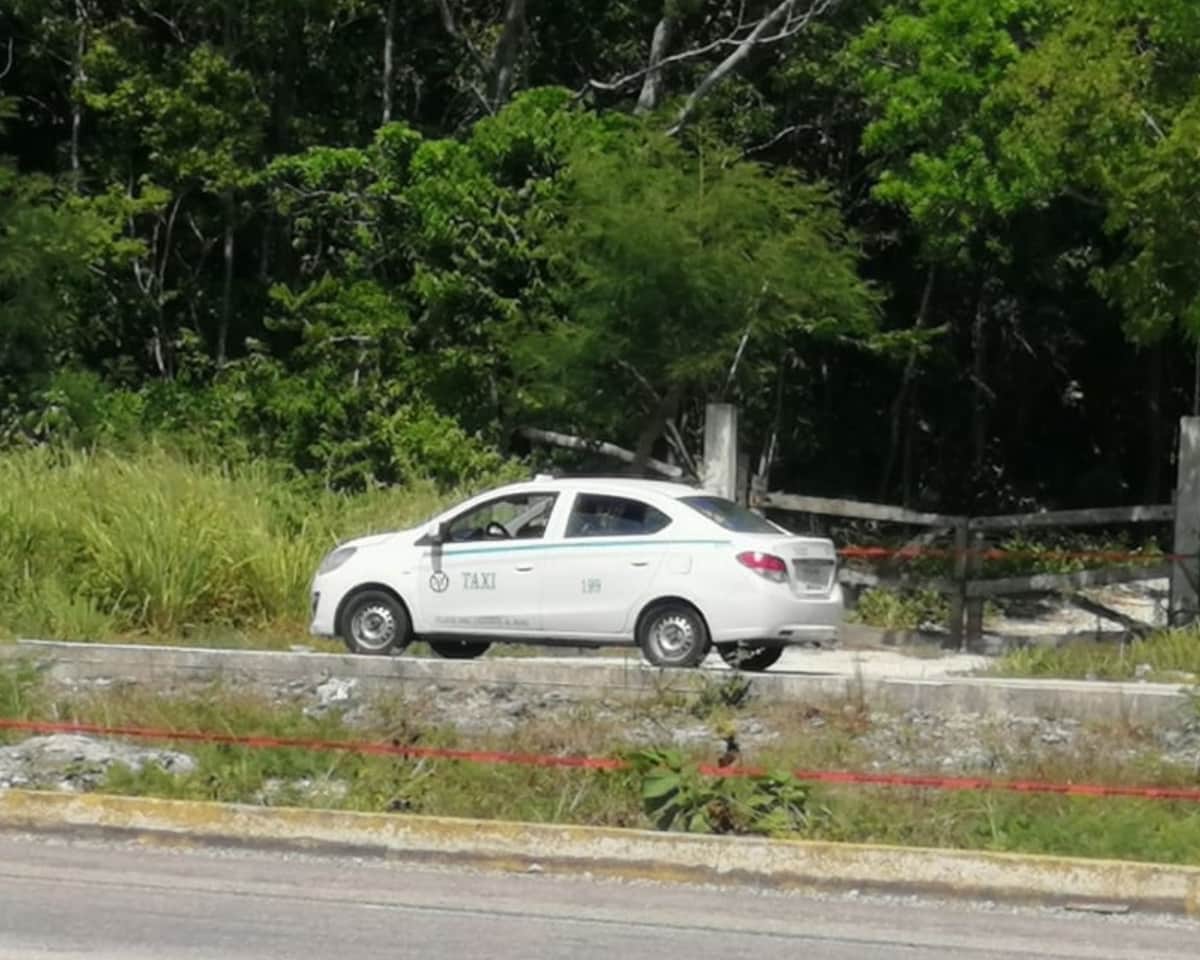 Hallan 'encajuelado' a taxista de Playa del Carmen