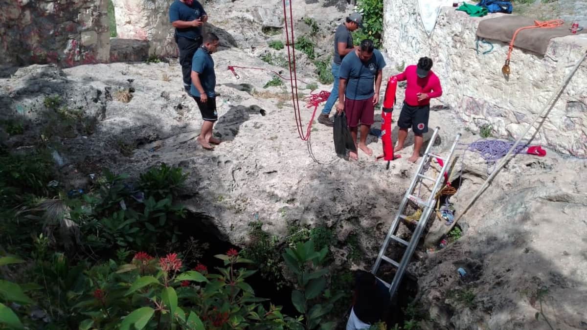 ¡Sin descanso! Continúa búsqueda de un hombre en cenote de Cancún