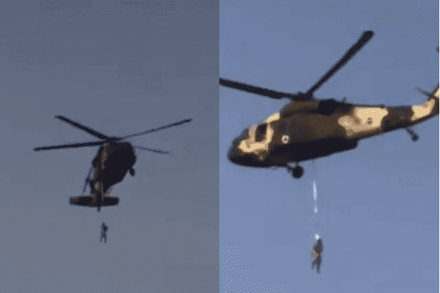 VIDEO: Talibanes cuelgan a hombre de un helicóptero en Afganistán