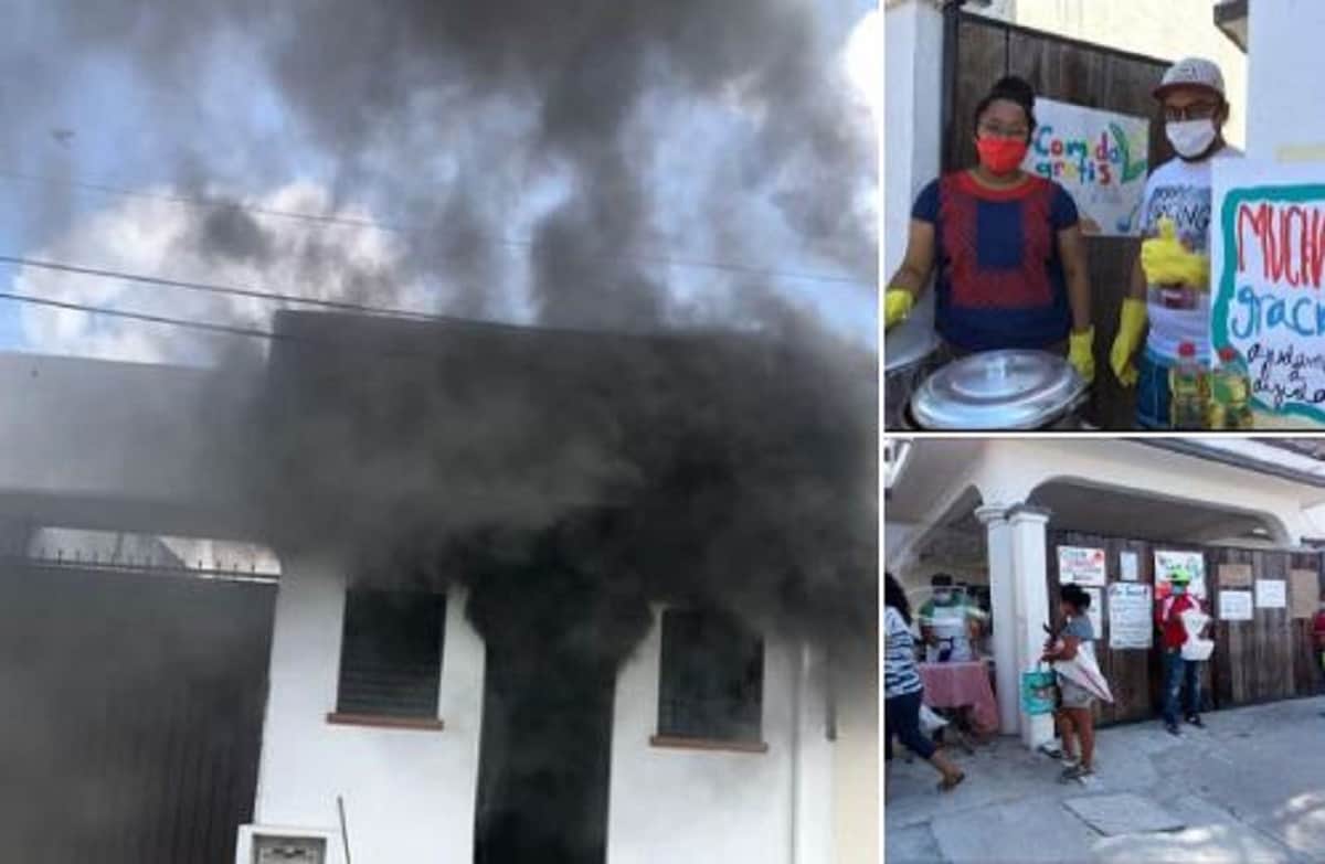 Casa incendiada ayer era de playenses que donaba comida en la contingencia; gente busca apoyarlos