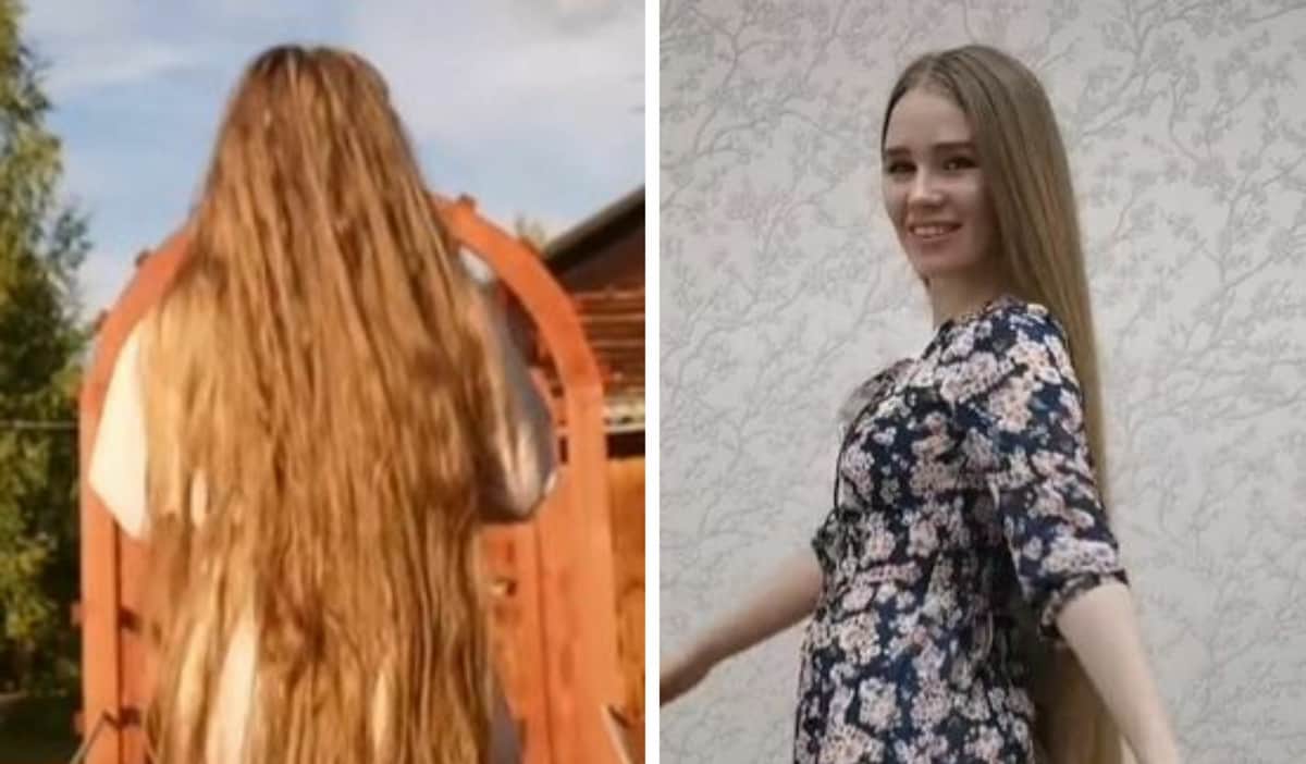 VIDEO: Ella es la 'Rapunzel rusa', tiene 23 años sin cortarse el cabello