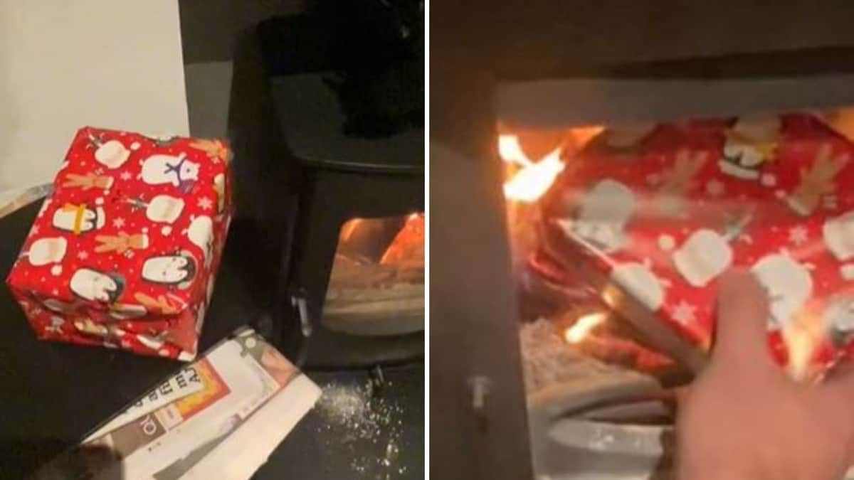 Padre utiliza extraño método para que sus hijos se porten bien: Quema de regalos de Navidad