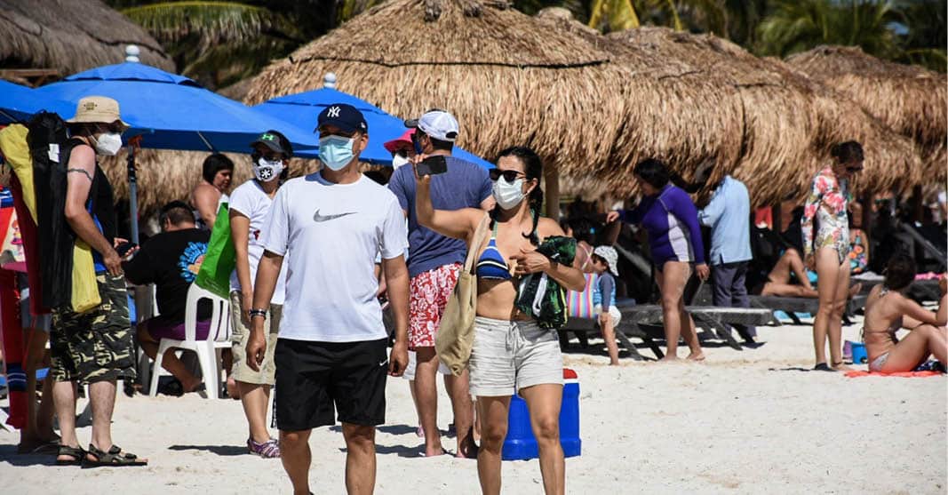 Quintana Roo en semáforo verde, el número de contagios por coronavirus fue mínimo
