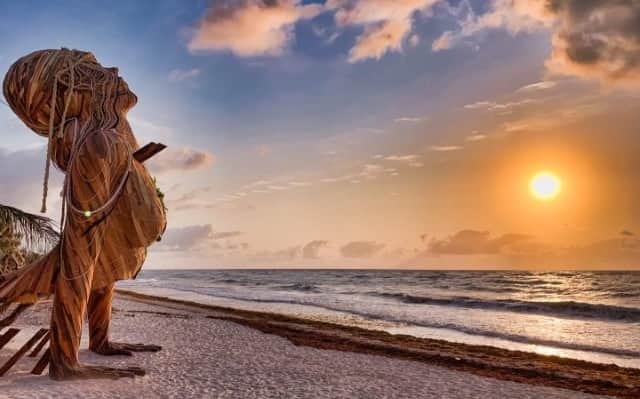 ¿Nos mintieron? No hay parque temático de esculturas gigantes en Tulum