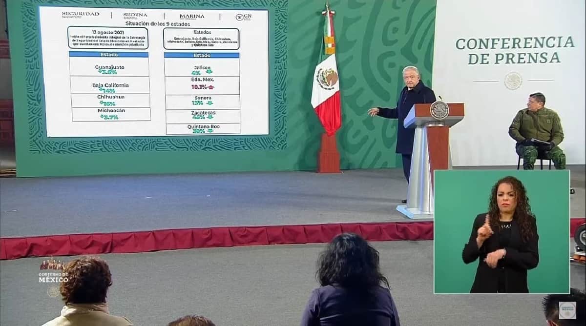 Anuncia AMLO disminución delictiva en Quintana Roo