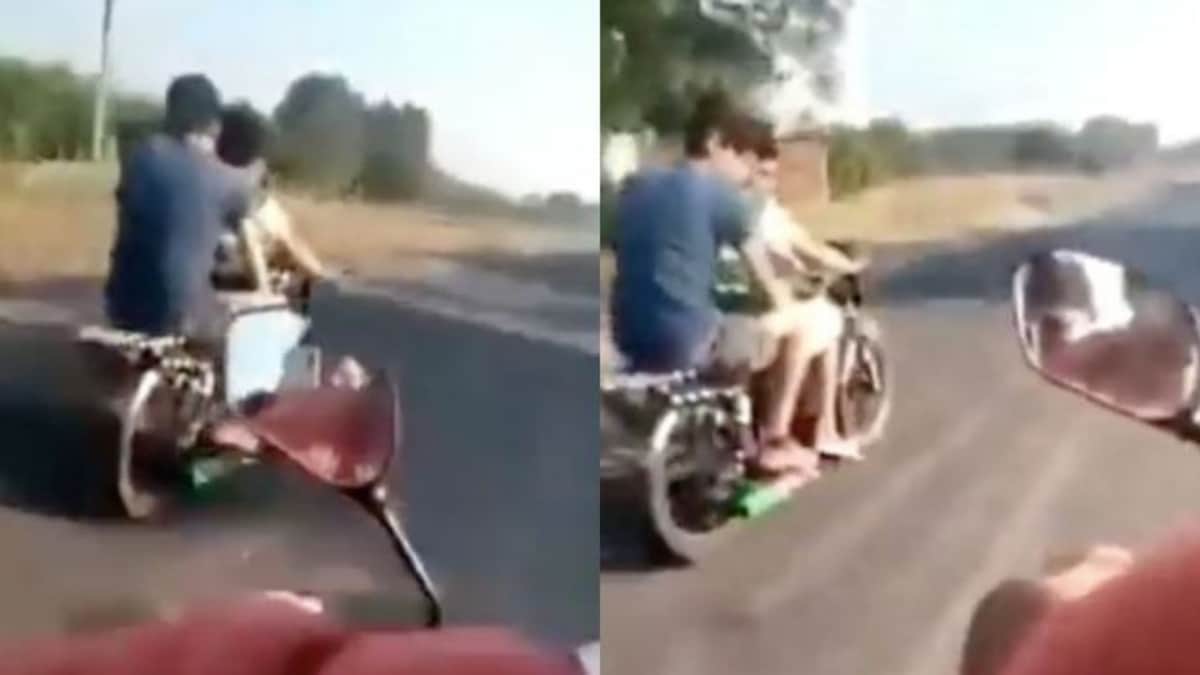 Motociclista se puso a jugar carreras, se estrella contra un camión y pierde la vida