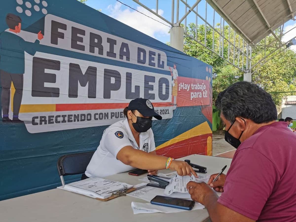 Organiza gobierno de Puerto Morelos Feria del Empleo en Leona Vicario