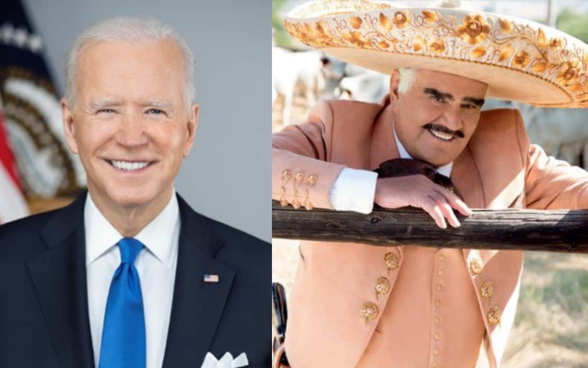 Joe Biden lamenta la muerte de Vicente Fernández: “será recordado por generaciones”