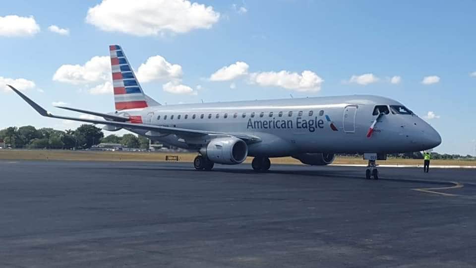 Arriba vuelo inaugural de American Airlines a Chetumal