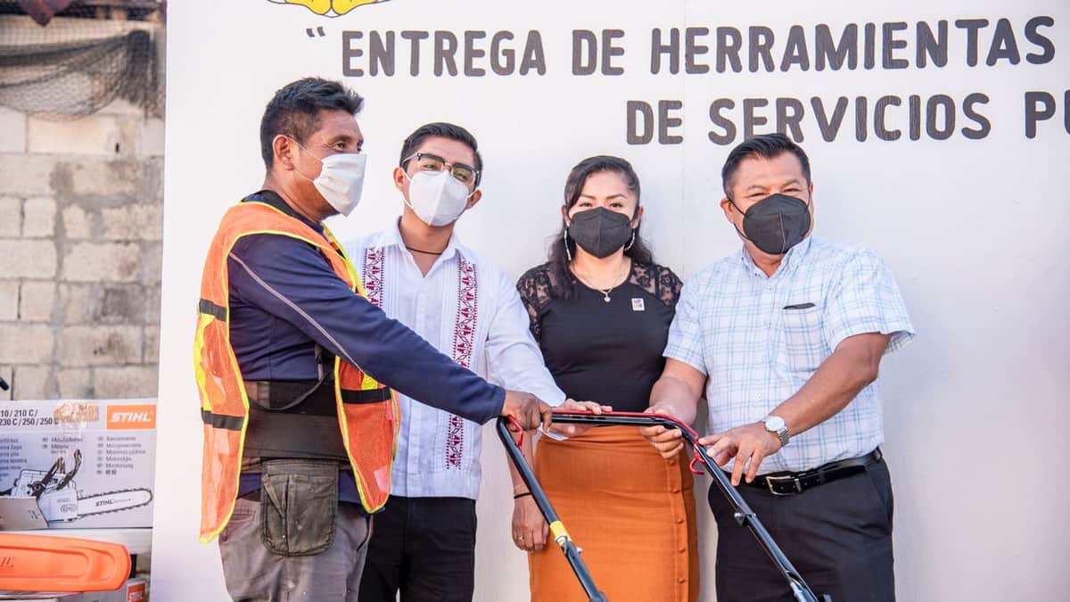 Refuerza Marciano Dzul Caamal servicios públicos de Tulum