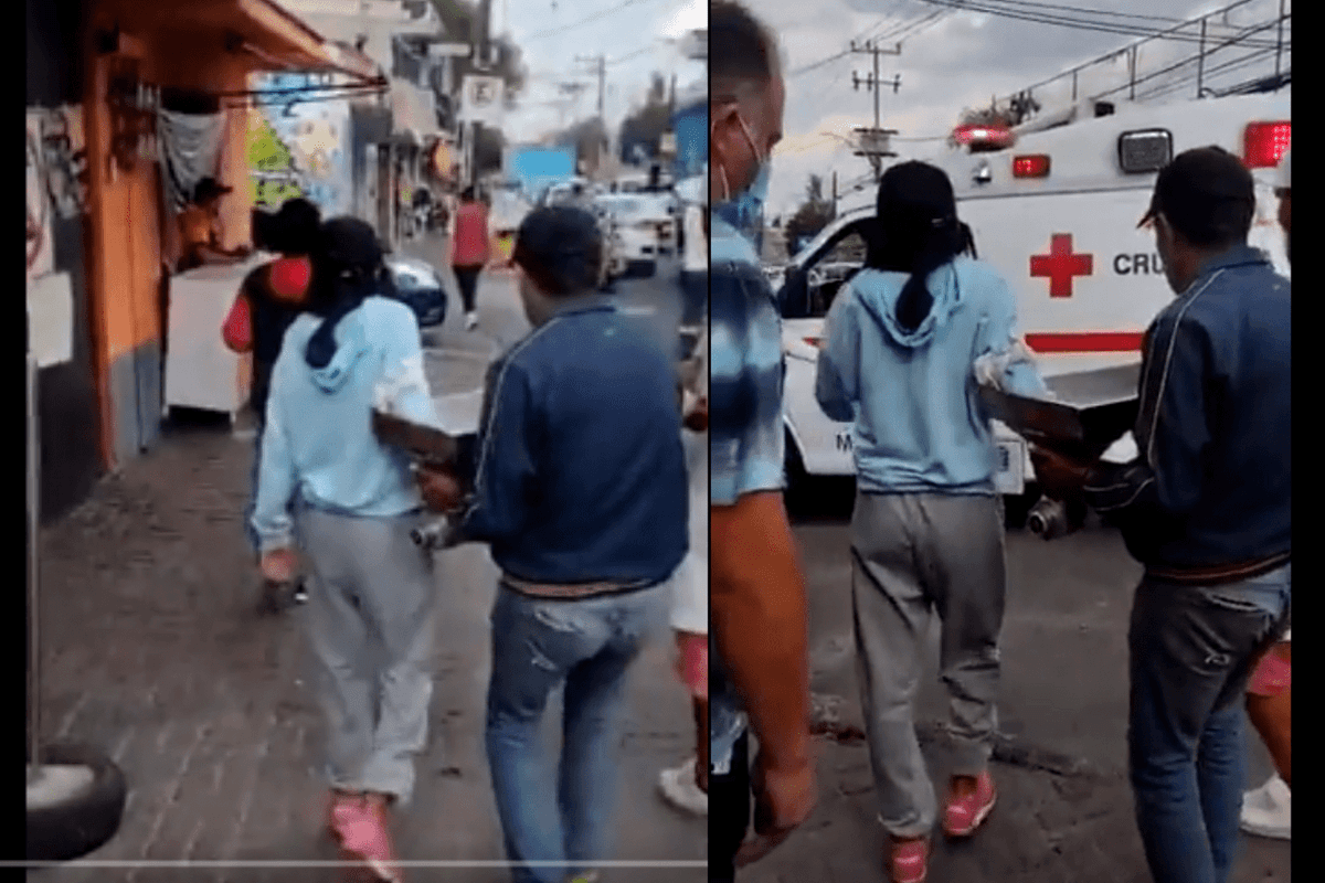 Video: Joven termina en el hospital con la mano atorada dentro de un molino de carne