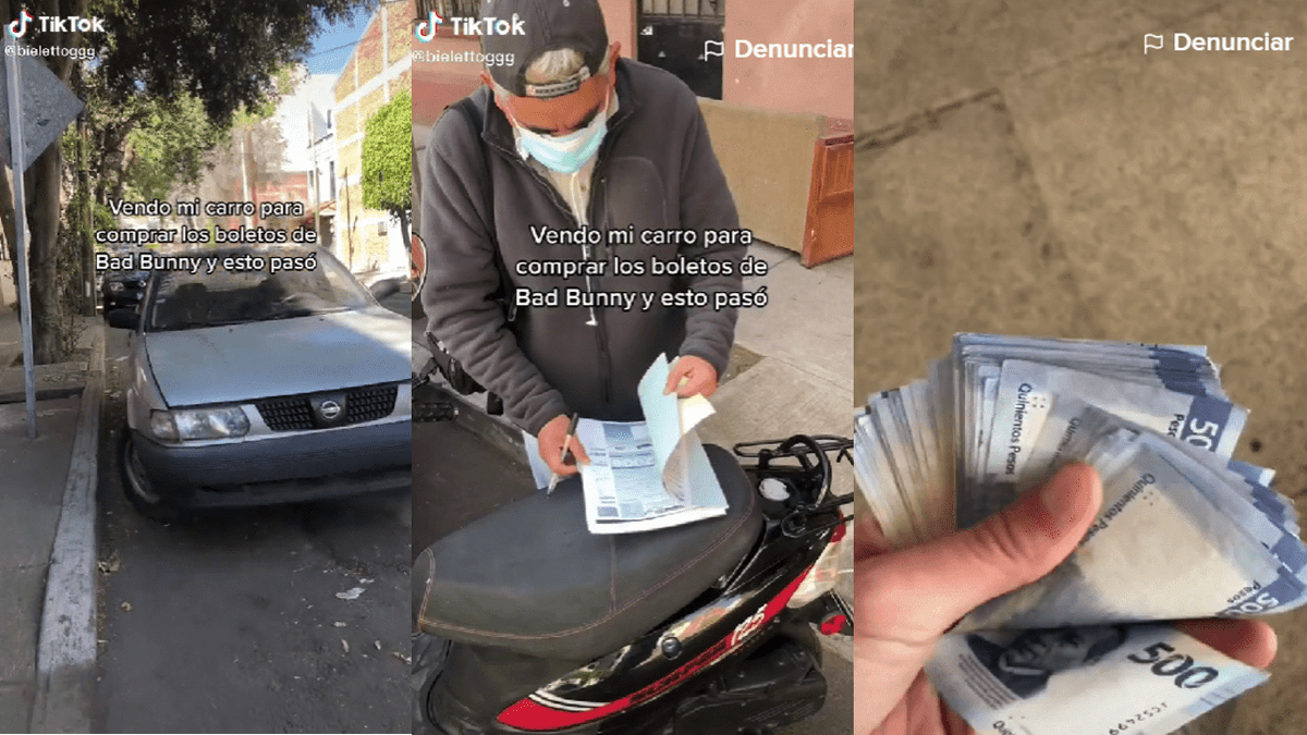 Joven vende su coche para concierto de Bad Bunny; se queda sin nada