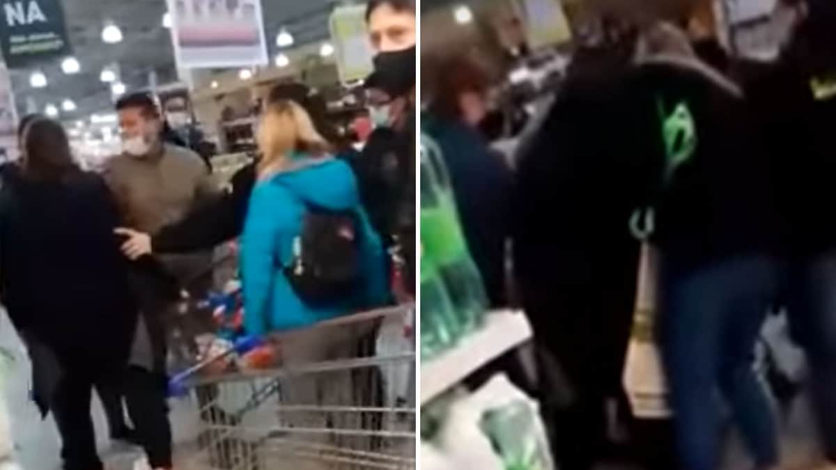 VIDEO: Clientes desesperados se insultan y se 'pelean' por una promoción de huevos de Pascua