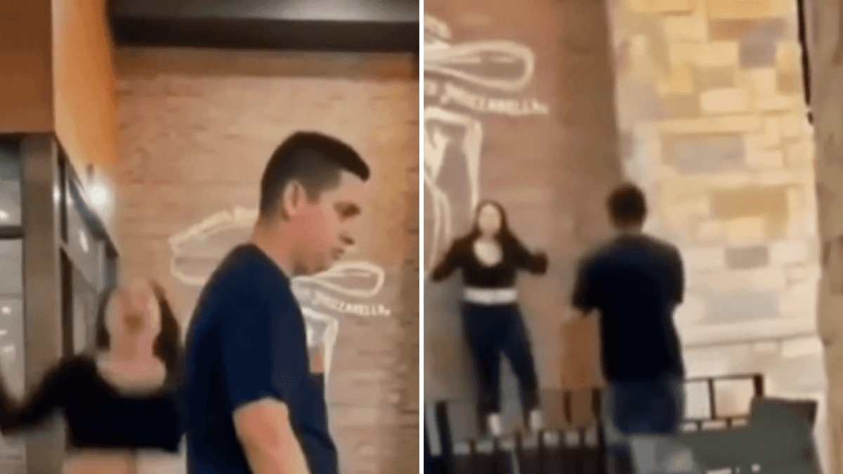 VIDEO: Mujer descubre a su novio con la amante en un restaurante y reacción se vuelve viral