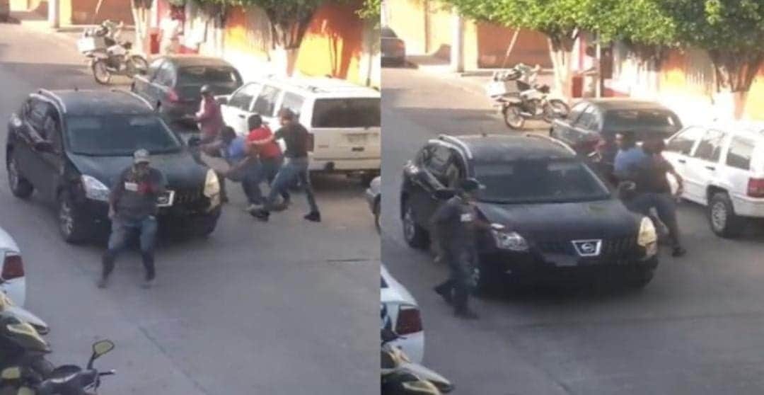 Video: Mecánico es secuestrado por comando armado que irrumpe en taller en SLP