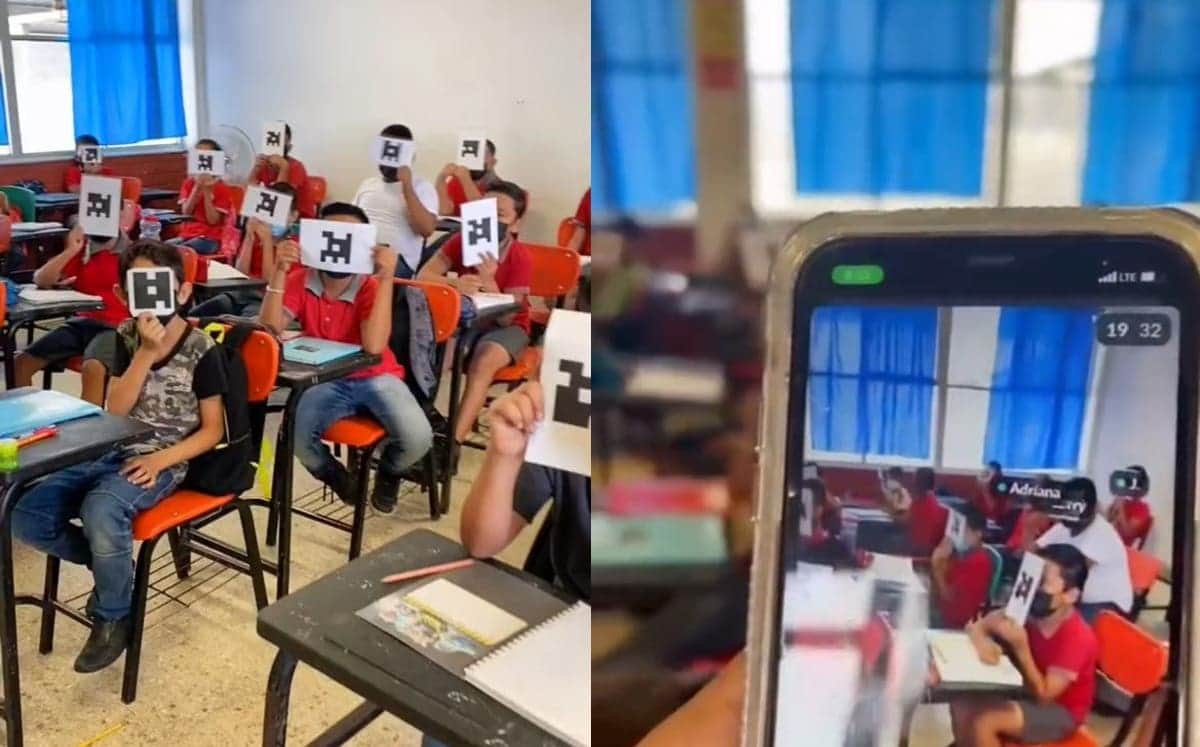 VIDEO: Maestra se hace viral por tomar asistencia con códigos QR