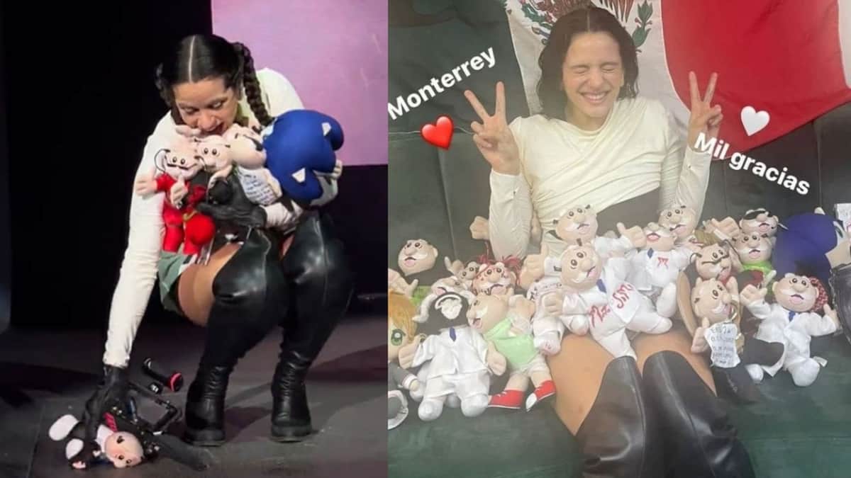 Rosalía presume su colección de muñecos del Dr. Simi tras su gira en México