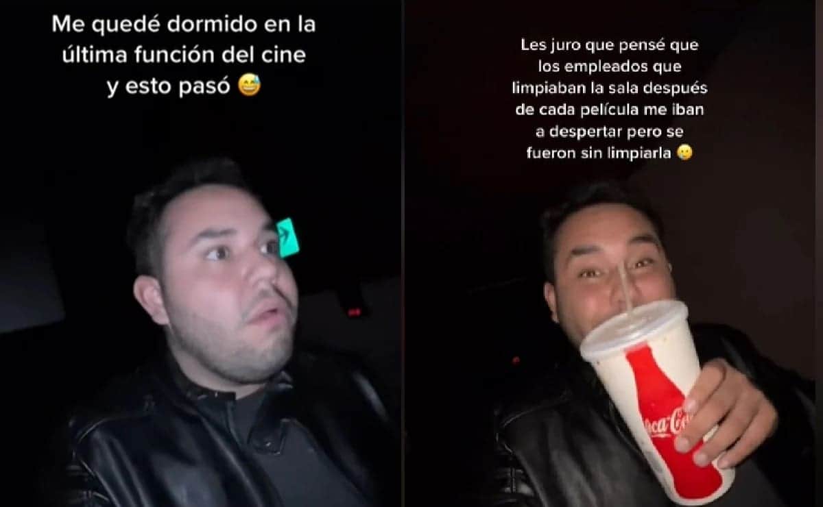 VIDEO: Se queda dormido en el cine y lo dejan encerrado: "Ya no hay nadie"