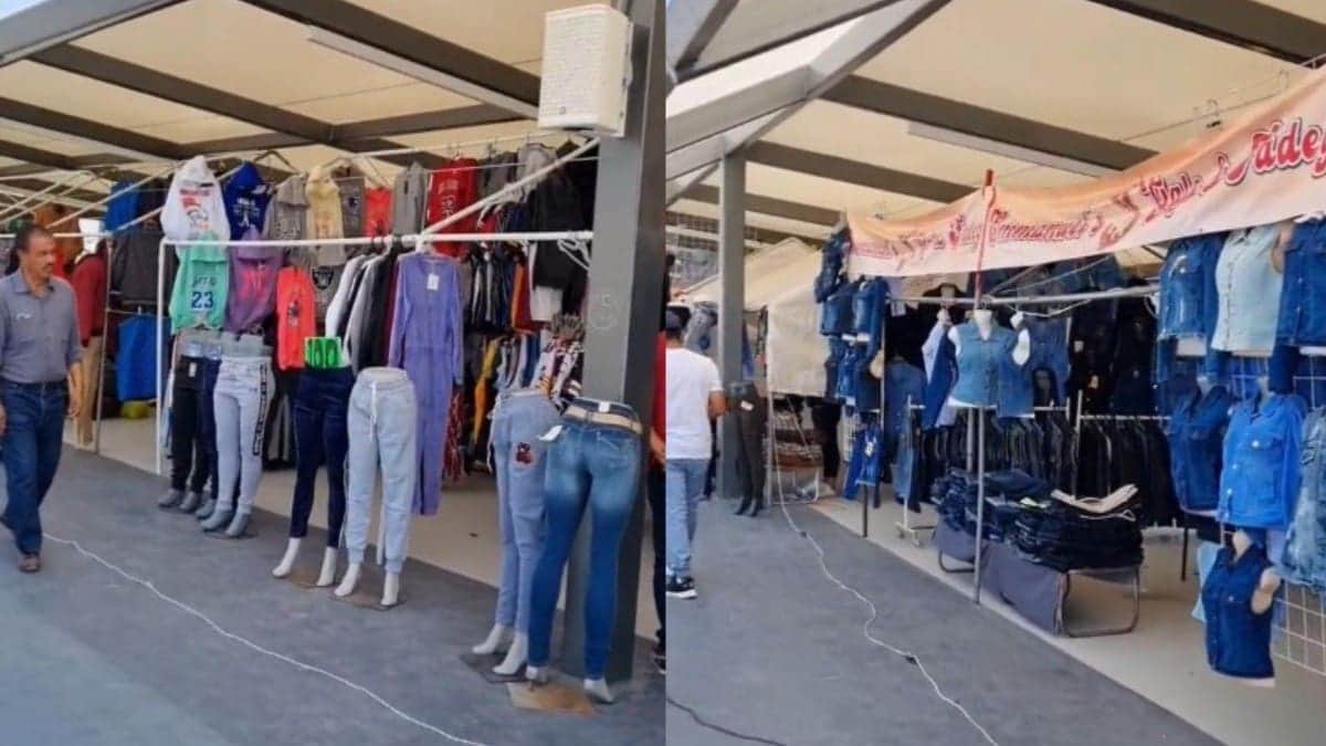VIDEO: Instalan 'tianguis' en los pasillos del AIFA