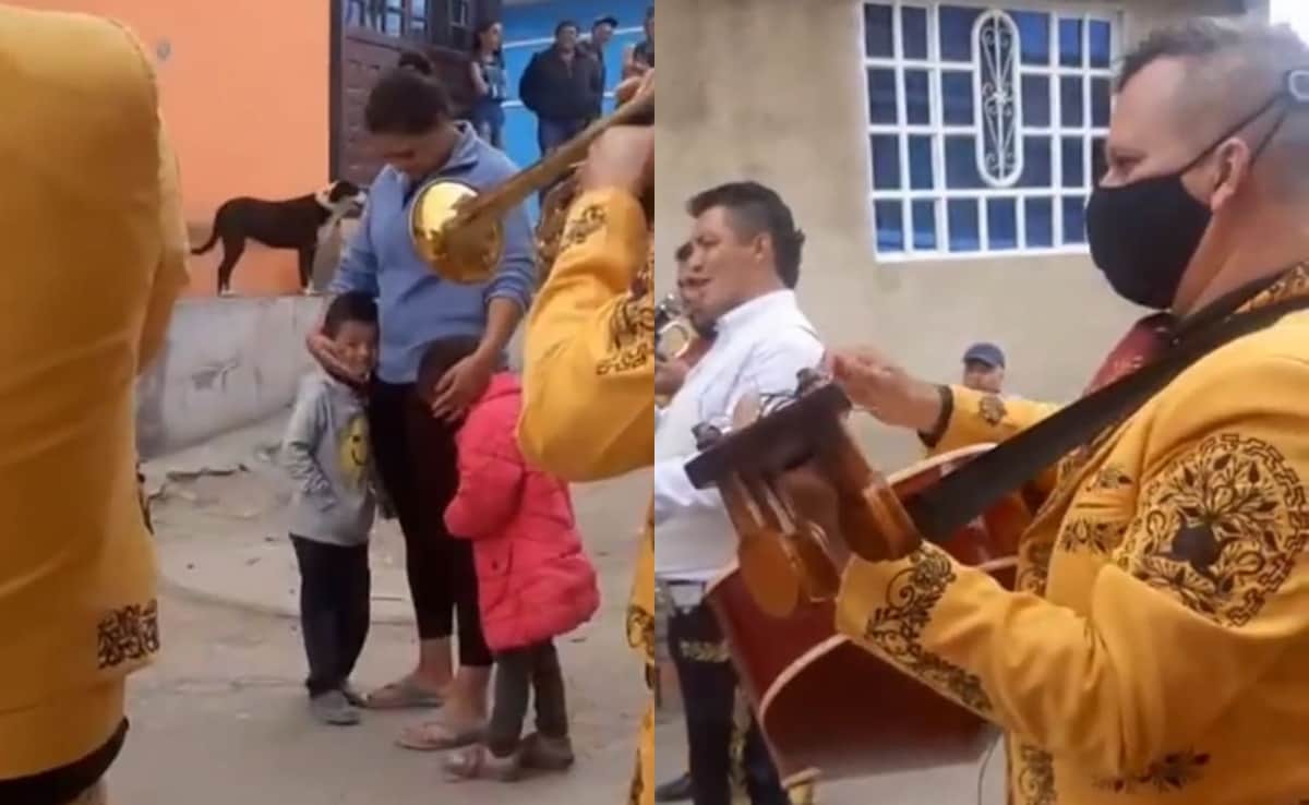 VIDEO: Con canicas y cinco pesos, niño paga serenata para sorprender a su mamá