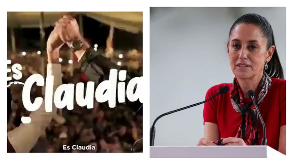 Video: Sheinbaum no sabe quién mandó a hacer la canción “Es Claudia” que habla sobre ella, dice