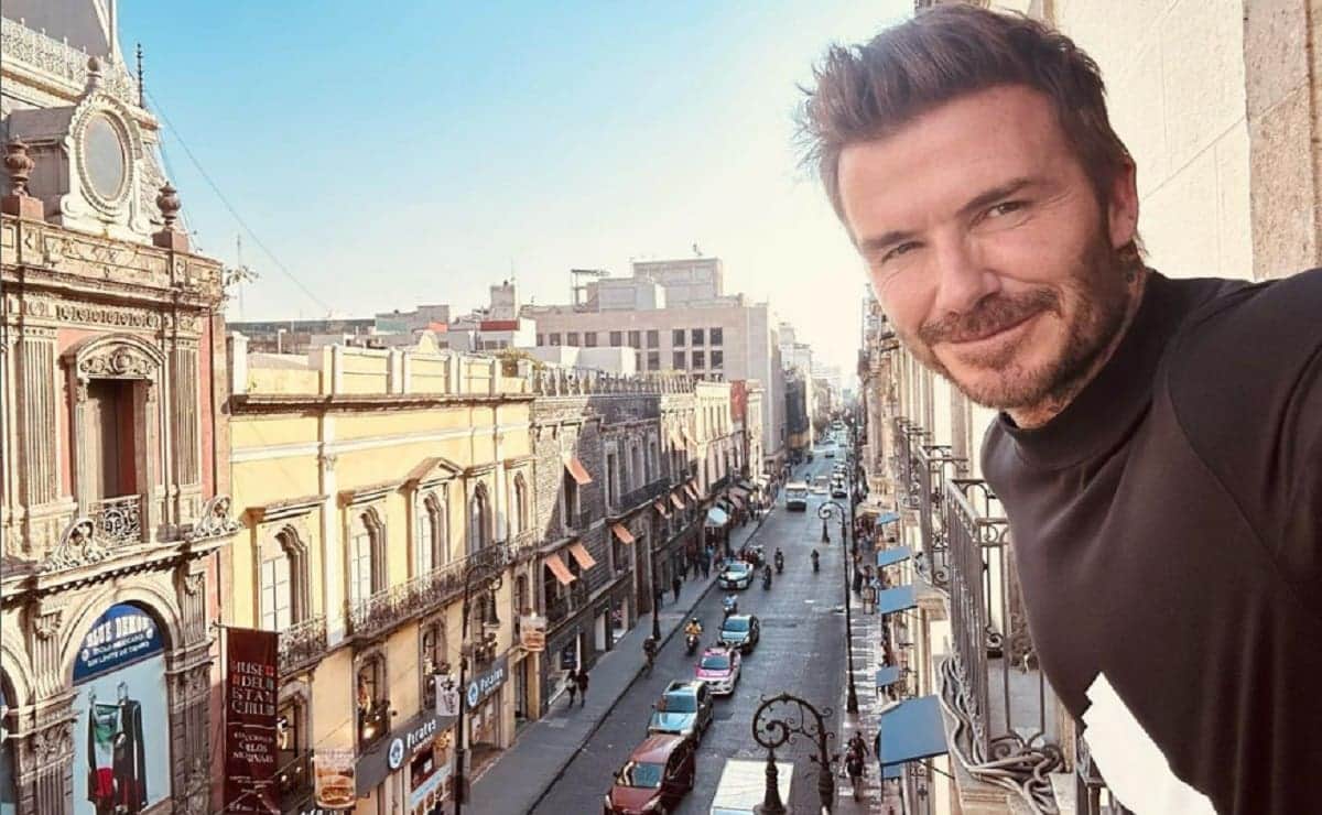 Captan a David Beckham de visita en la Ciudad de México