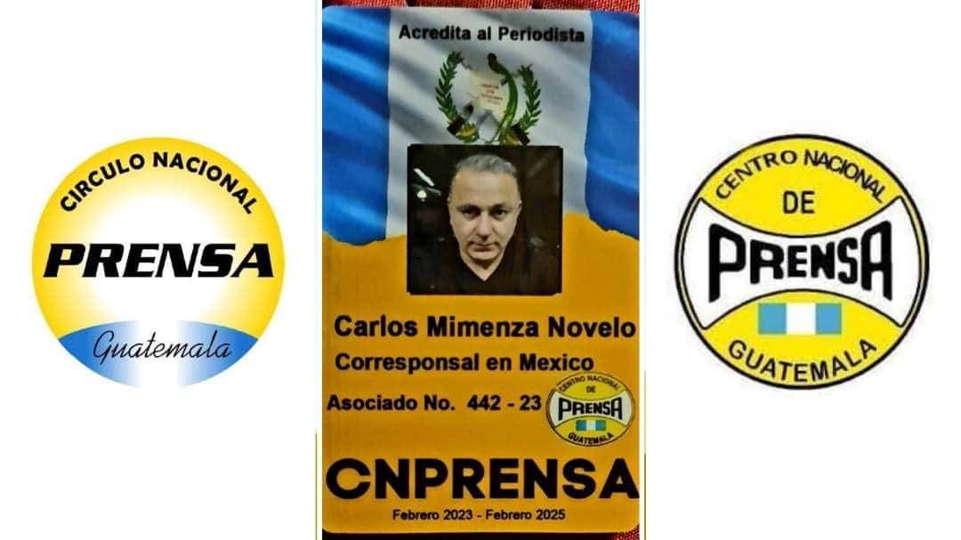Carlos Mimenza se dice periodista de una asociación de medios "patito" de Guatemala