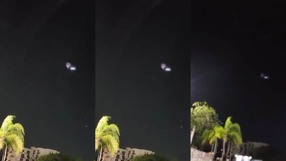 ¡Fue Elon Musk! Ni OVNIS ni misiles de EEUU, fue un cohete para poner en órbita a satélite de internet lo que se vio en Playa del Carmen