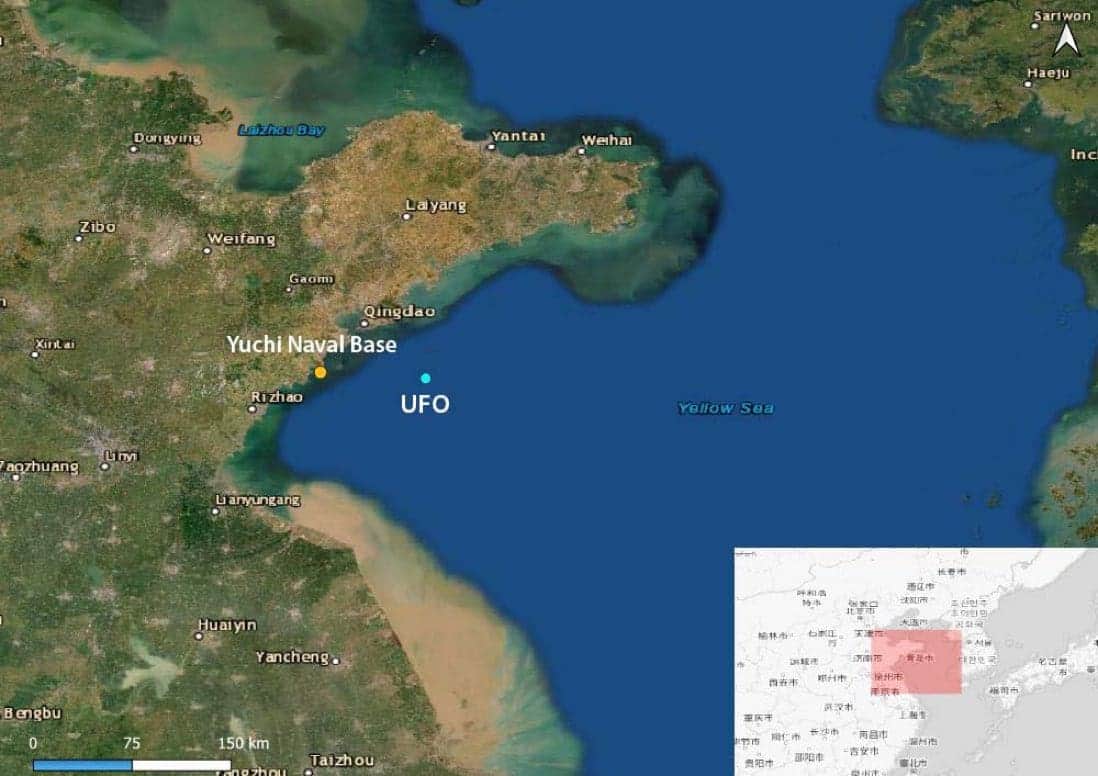 China anuncia la existencia de un OVNI al este del país que intentará derribar