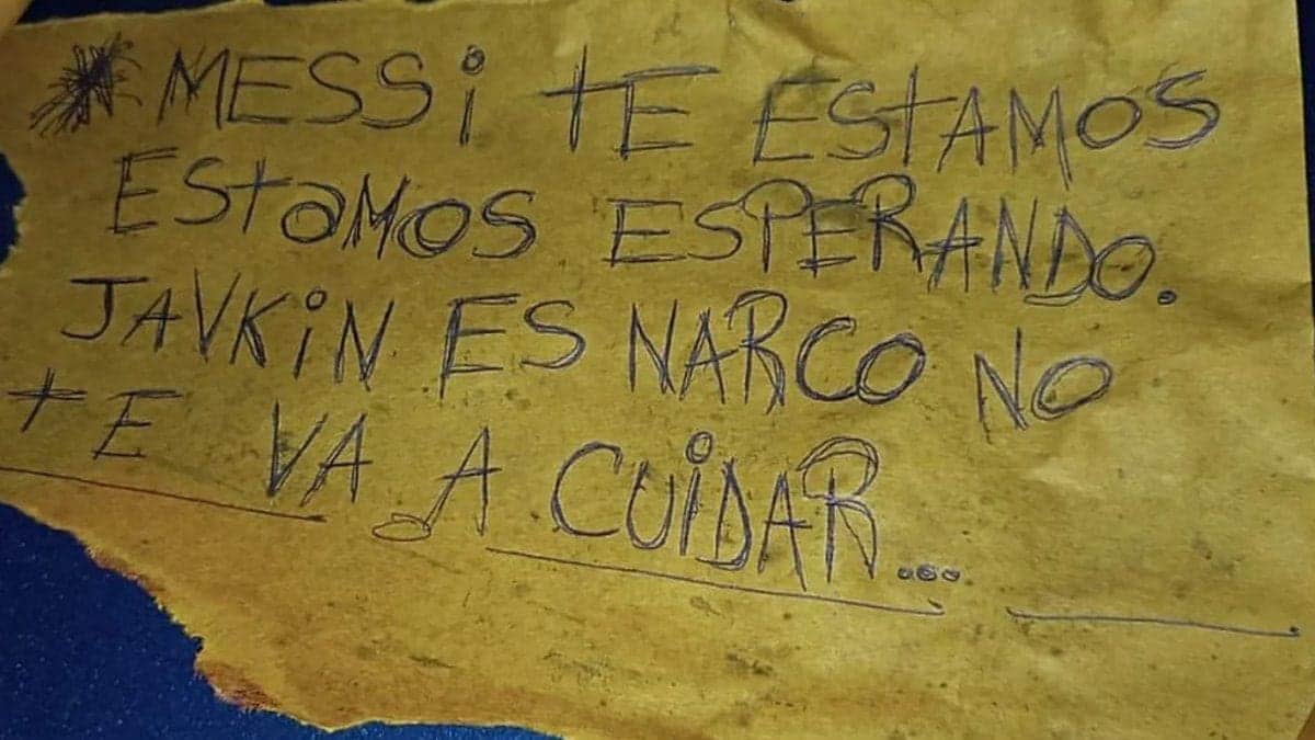 Messi recibe amenazas de narcos en Rosario: "Te estamos esperando..."