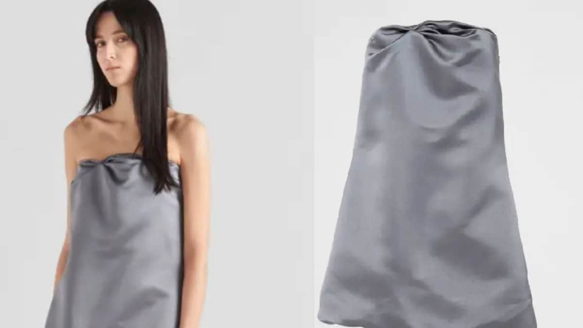 Prada vende vestido de 65 mil pesos y genera polémica por su parecido a una toalla