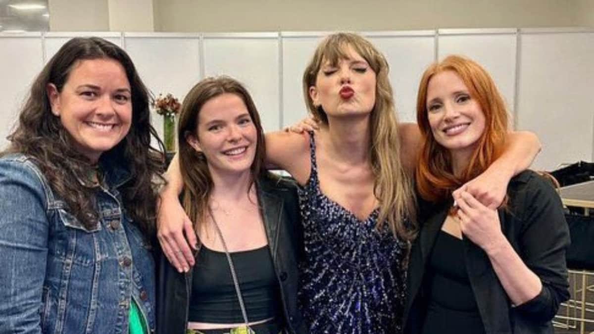 The Eras Tour: Jessica Chastain vino a CDMX para ver a Taylor Swift