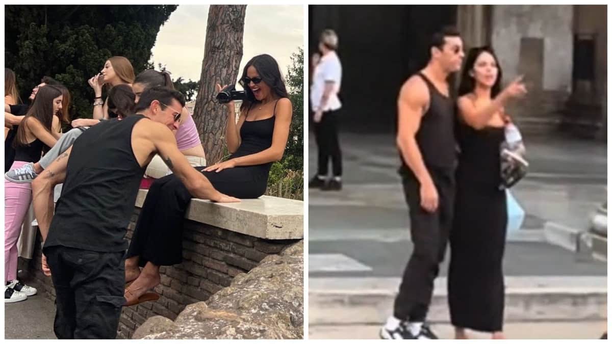 Video: Captan a Eiza González y Mario Casas de cita romántica en Roma
