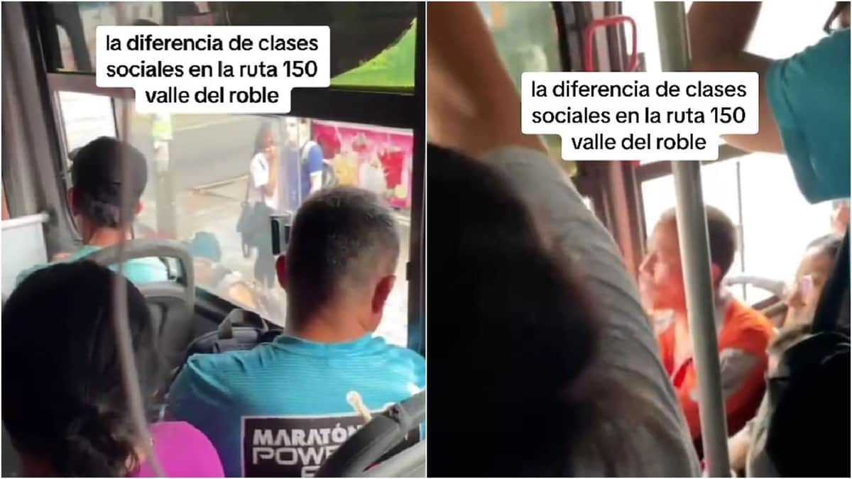 VIDEO: Captan a mujer peleándose con hombres por asiento en el camión