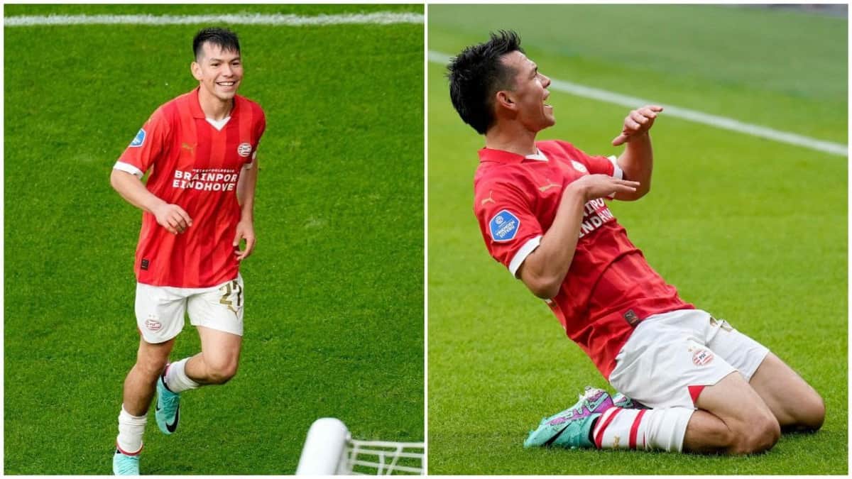 Video: 'Chucky' Lozano 'aterra' al Ajax y marca un triplete con PSV