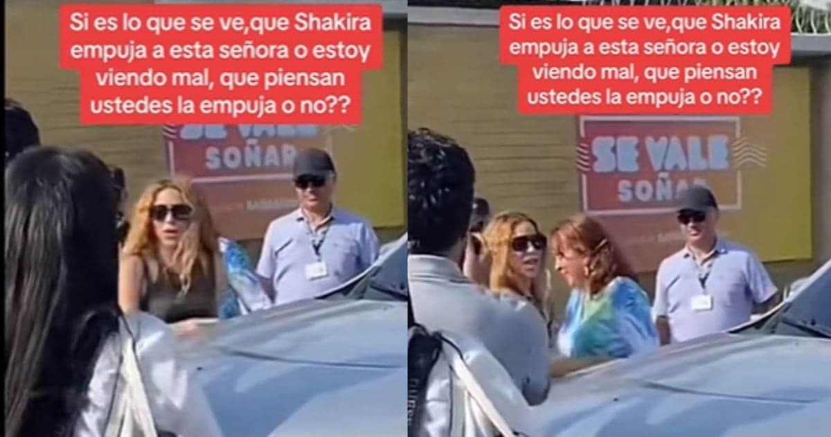 VIDEO: Shakira protagoniza nueva polémica tras ser acusada de empujar a una mujer en público