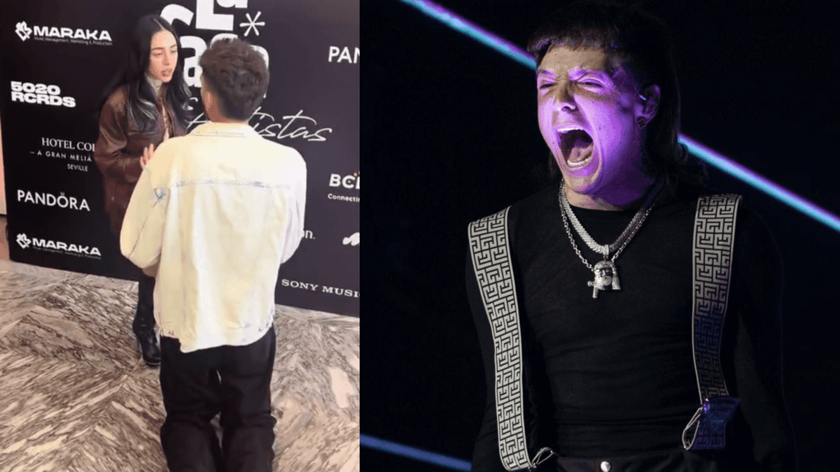 Video: Fan se le arrodilla a Nicki Nicole, pero no por amor; Peso Pluma puede estar tranquilo