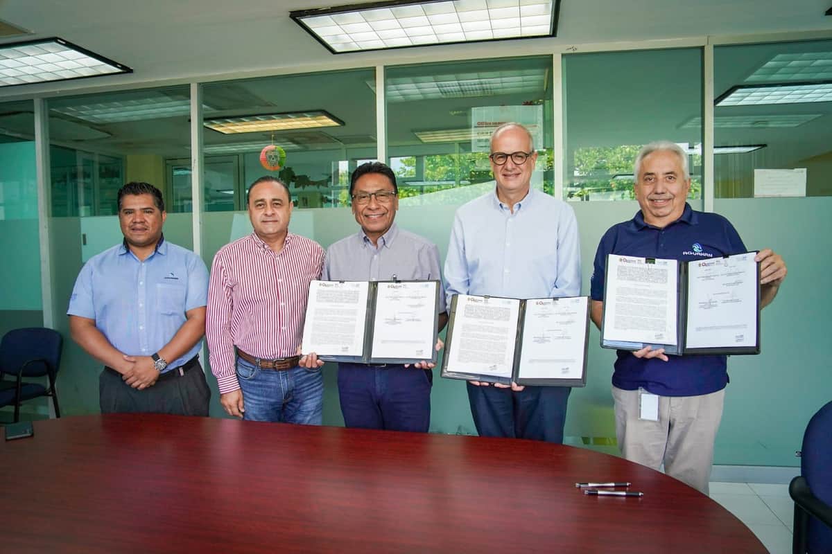 Aguakan y la SEQ firman convenio para promover educación ambiental en las escuelas del estado