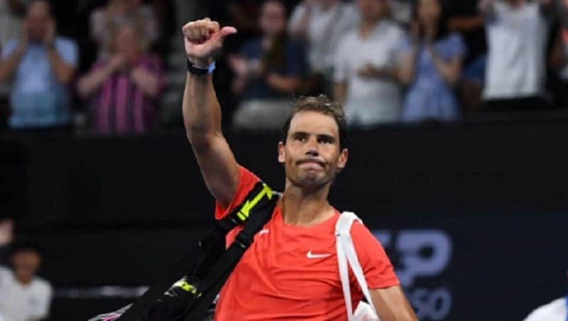 Rafael Nadal dice que no jugará el Abierto de Australia tras sufrir una lesión en su torneo de regreso