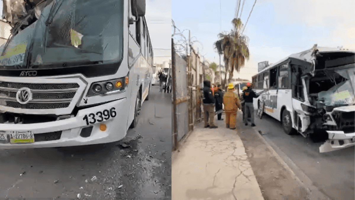 Choque de camiones deja 15 heridos en Guadalupe, Nuevo León