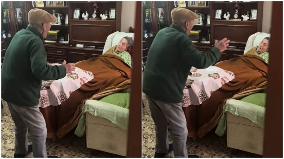 Video: abuelito alegra con un baile a su esposa que sufre Alzheimer