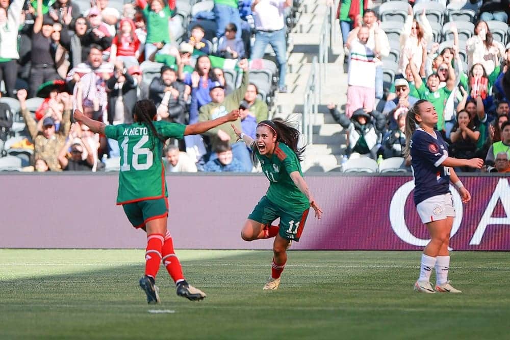 México vence a Paraguay y avanza a las Semifinales de la Copa Oro Femenil