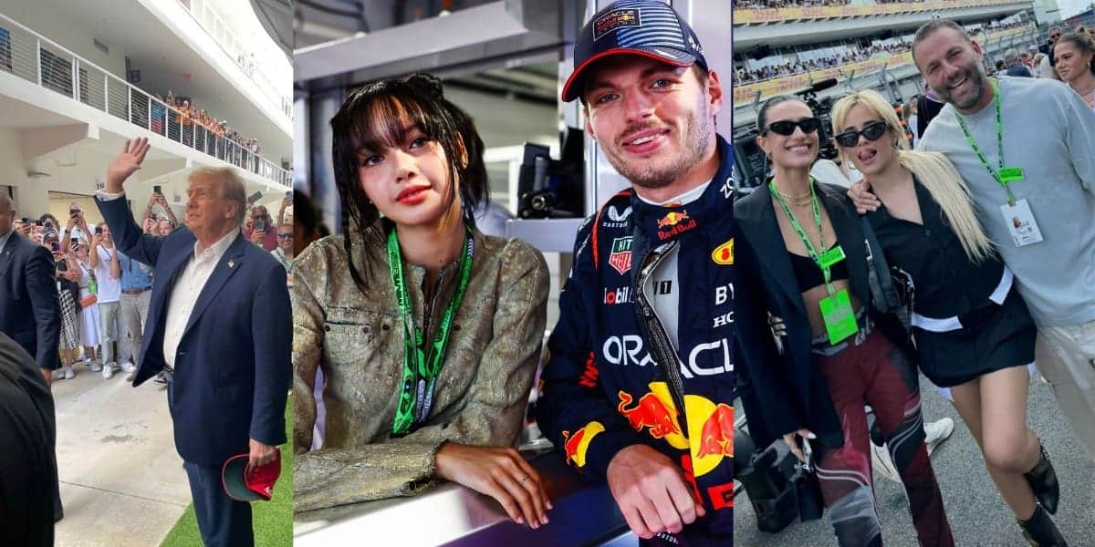 VIDEO: Estos los famosos que están presentes en el GP de Miami