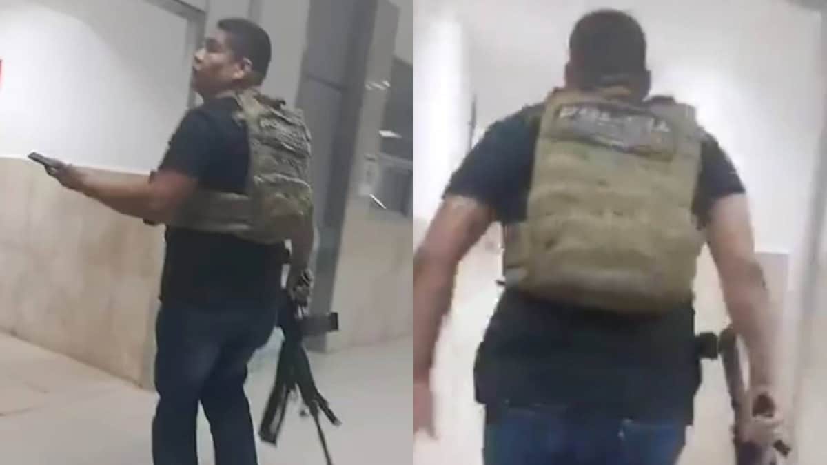 VIDEO: Policías irrumpen en hospital del IMSS para detener a sicario armado