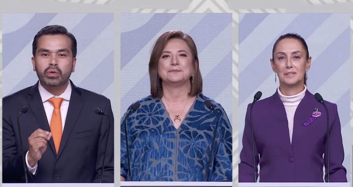 Así fue el tercer y último debate presidencial entre Claudia Sheinbaum, Xóchitl Gálvez y Álvarez Máynez
