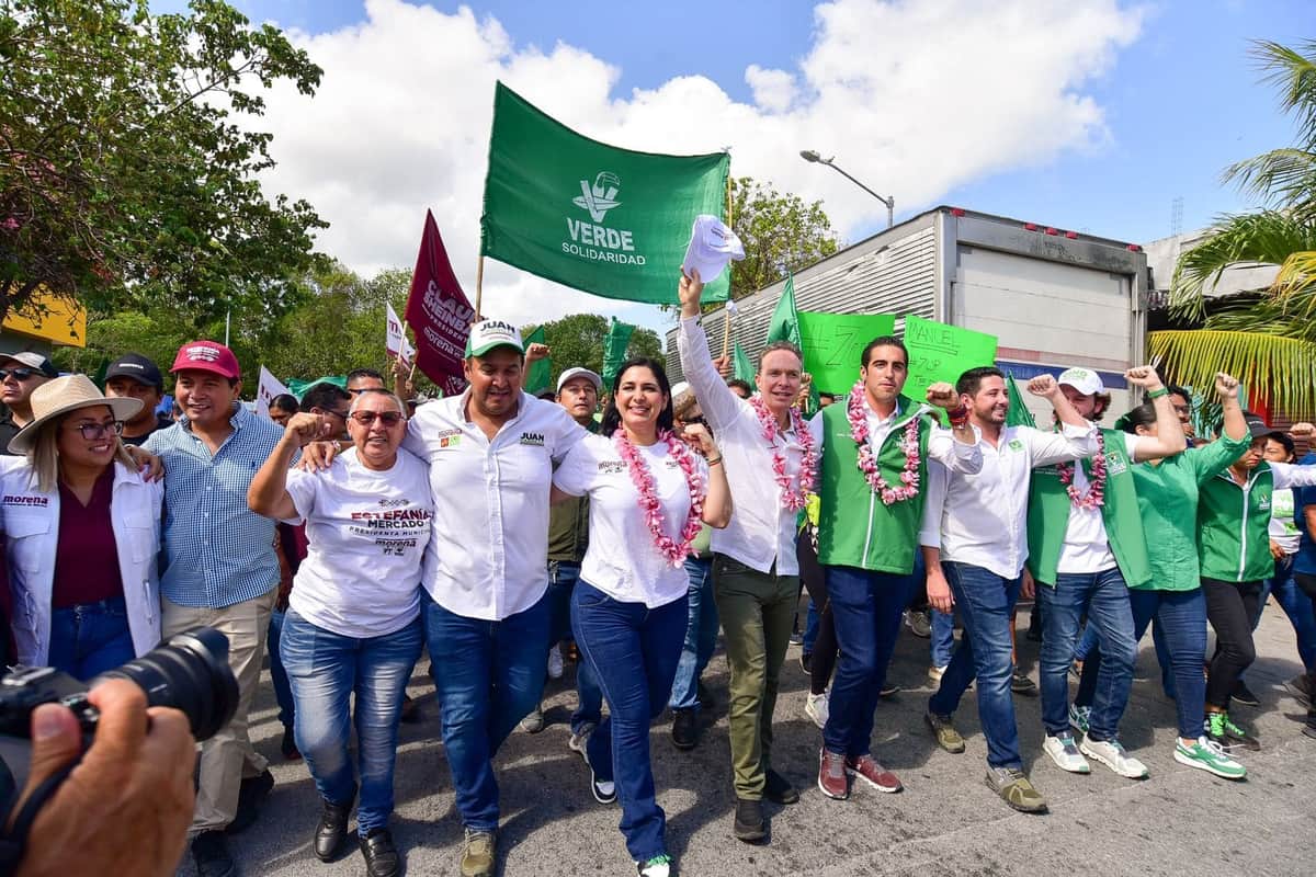 Con Estefanía Mercado y Claudia Sheinbaum vamos a ganar Solidaridad: Manuel Velasco