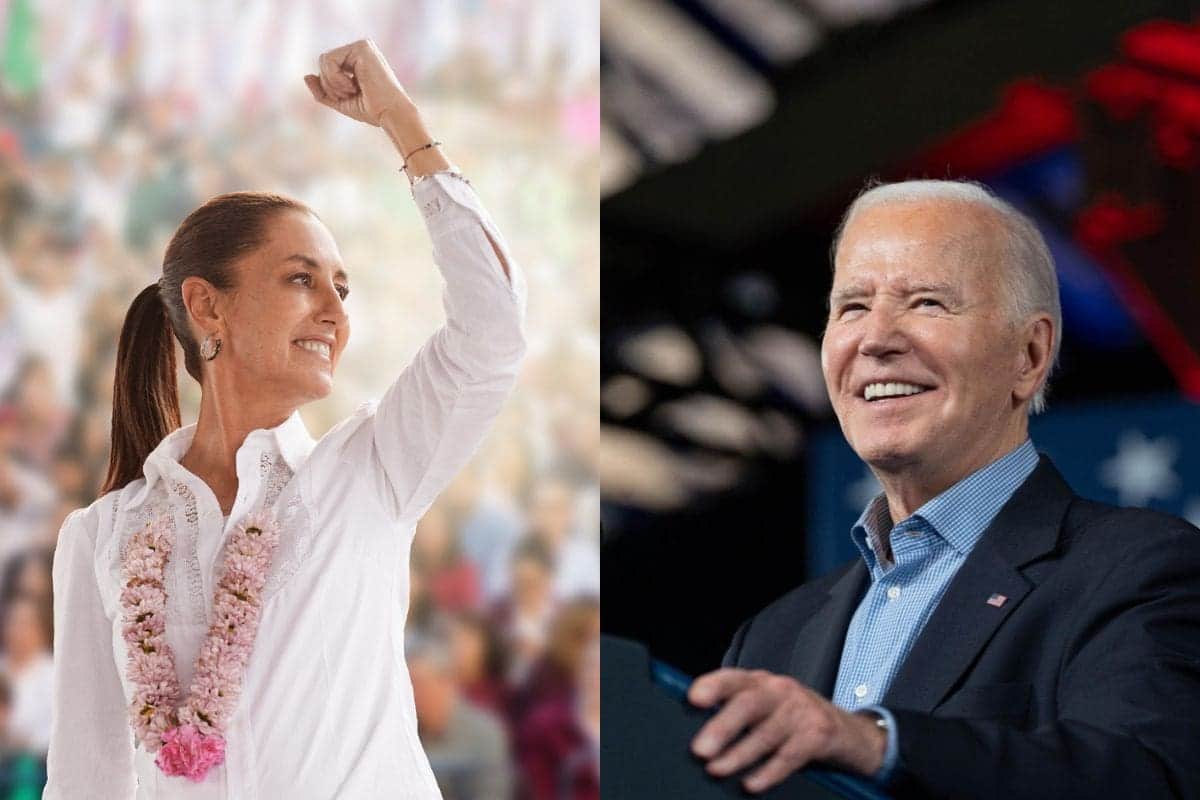 Joe Biden felicita a Claudia Sheinbaum por su triunfo