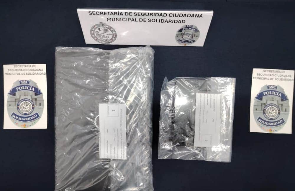 Autoridades aseguran a sujeto señalado por robo en oficinas de ventas en Solidaridad